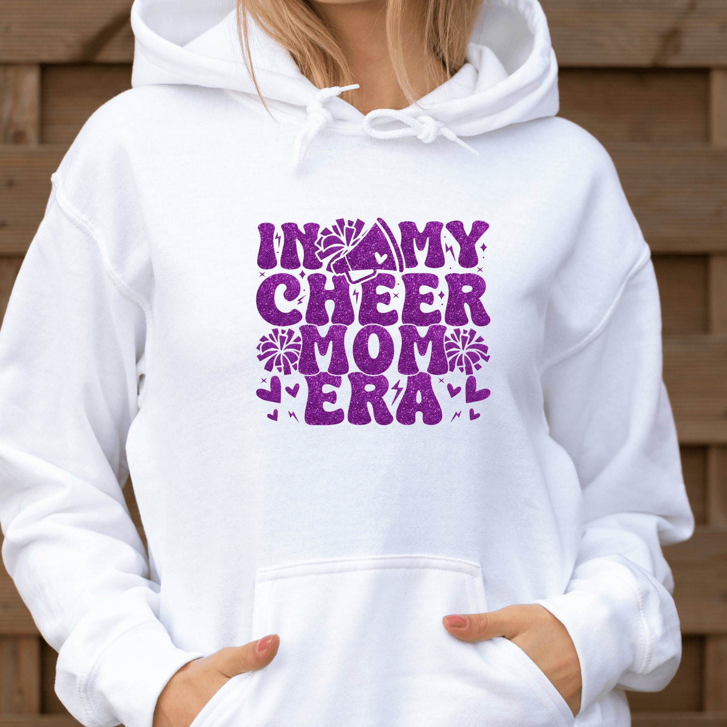 In My Cheer Mom Era Shirt | Crew neck | V Neck| Sweatshirt | Hoodie - secapparelonline