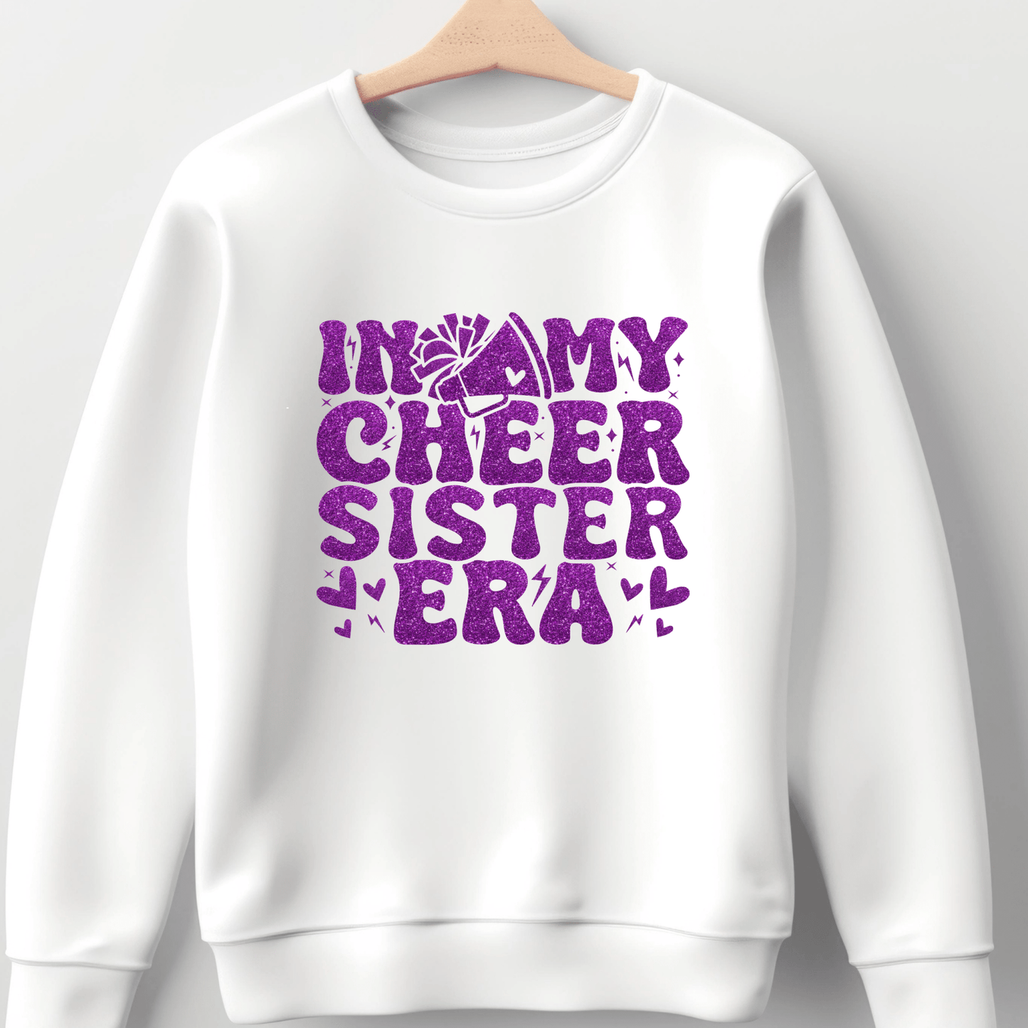 In My Cheer Sister Era Shirt | Crew neck | V Neck| Sweatshirt | Hoodie - secapparelonline