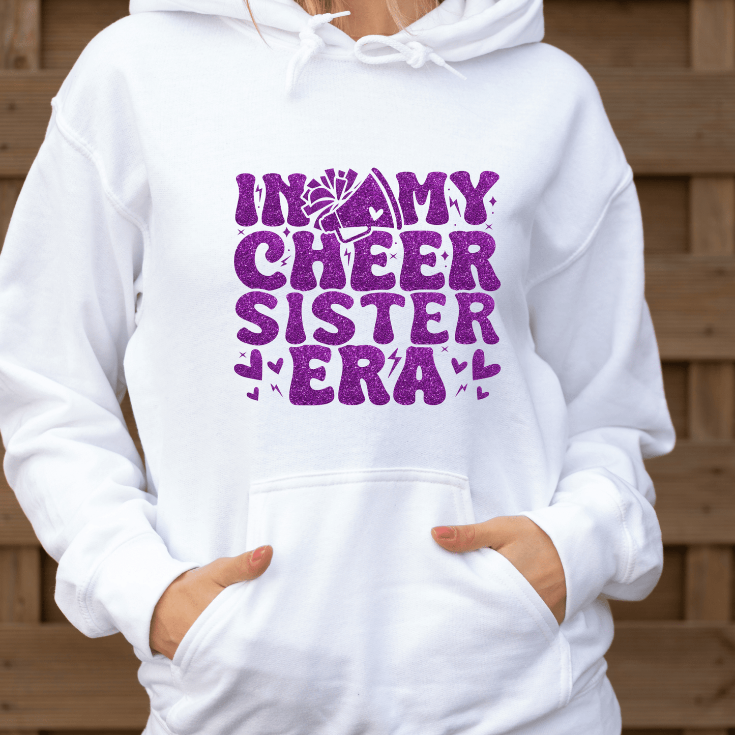 In My Cheer Sister Era Shirt | Crew neck | V Neck| Sweatshirt | Hoodie - secapparelonline