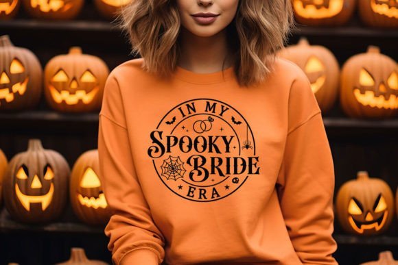 In My Spooky Bride Era Shirt | Crew neck | V Neck| Sweatshirt | Hoodie - secapparelonline