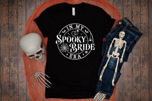 In My Spooky Bride Era Shirt | Crew neck | V Neck| Sweatshirt | Hoodie - secapparelonline