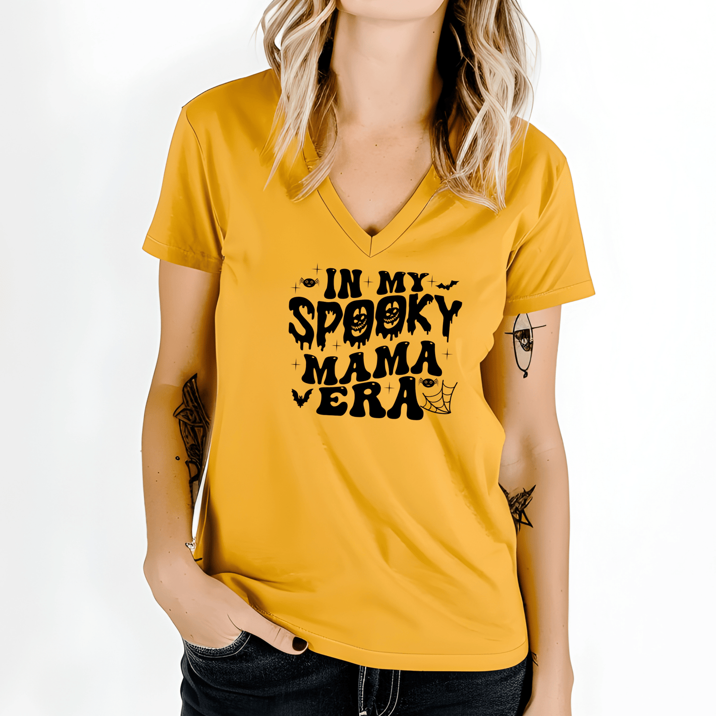 In My Spooky Mama Era Shirt | Crew neck | V Neck| Sweatshirt | Hoodie - secapparelonline