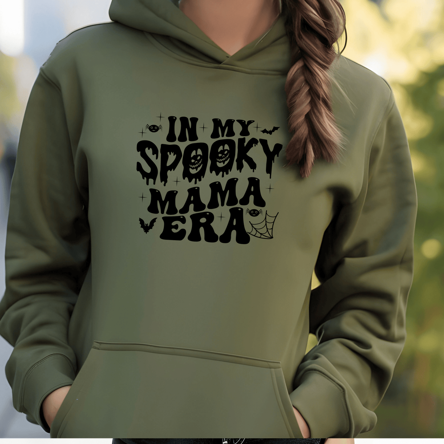 In My Spooky Mama Era Shirt | Crew neck | V Neck| Sweatshirt | Hoodie - secapparelonline