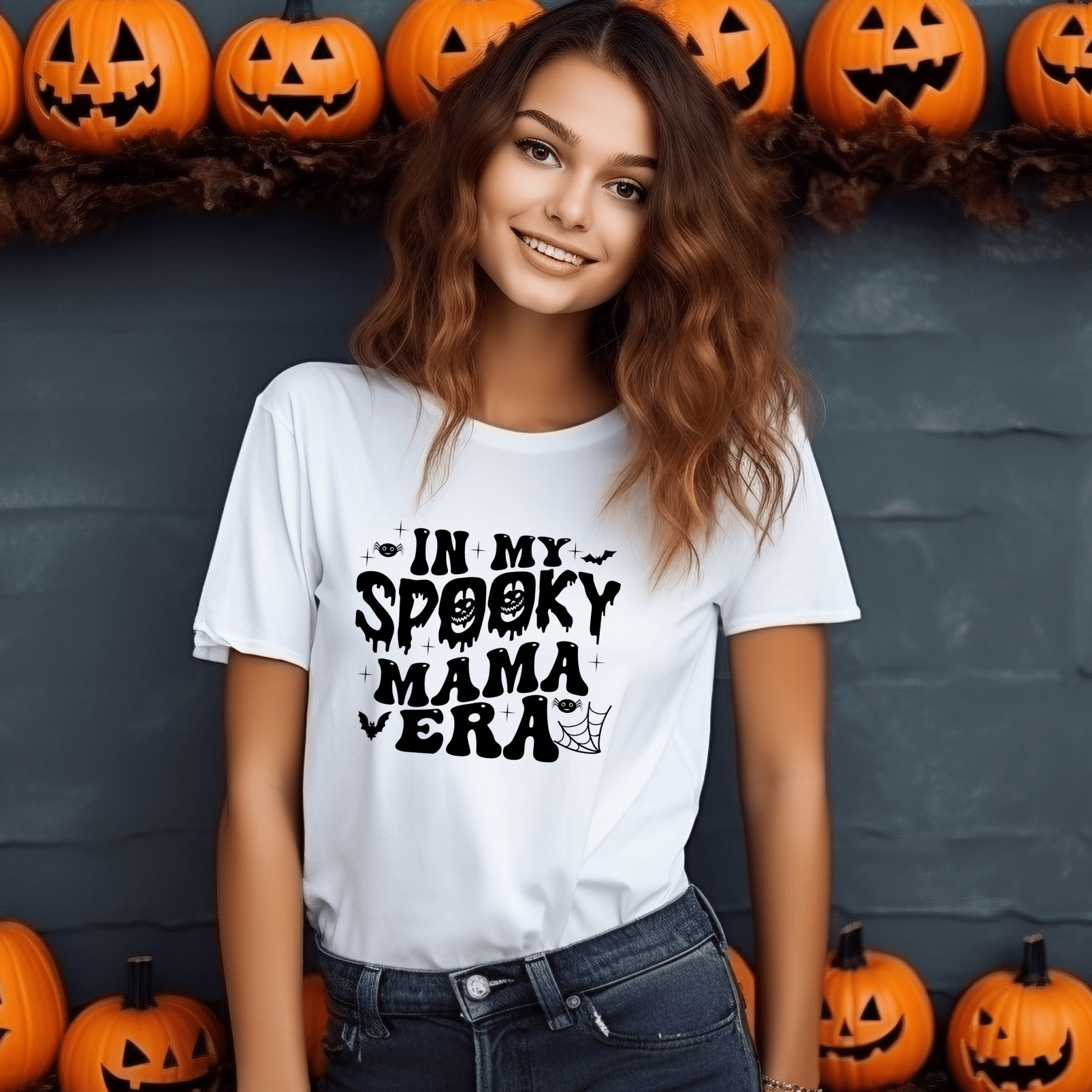 In My Spooky Mama Era Shirt | Crew neck | V Neck| Sweatshirt | Hoodie - secapparelonline