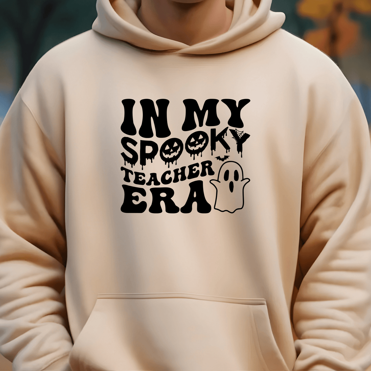 In My Spooky Teacher Era Shirt | Crew neck | V Neck| Sweatshirt | Hoodie - secapparelonline