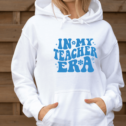 In My Teacher Era Shirt | Crew neck | V Neck| Sweatshirt | Hoodie - secapparelonline