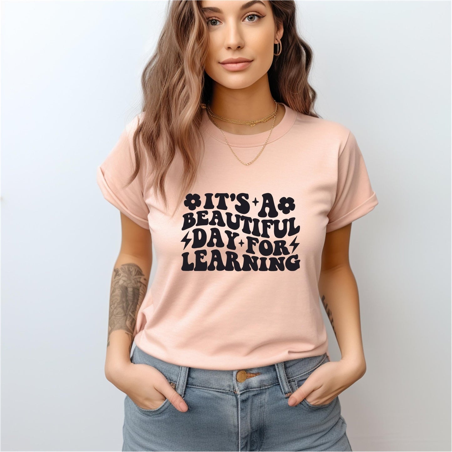 Its a Beautiful Day for Learning | Graphic T Shirts| Unisex | SEC Apparel - secapparelonline