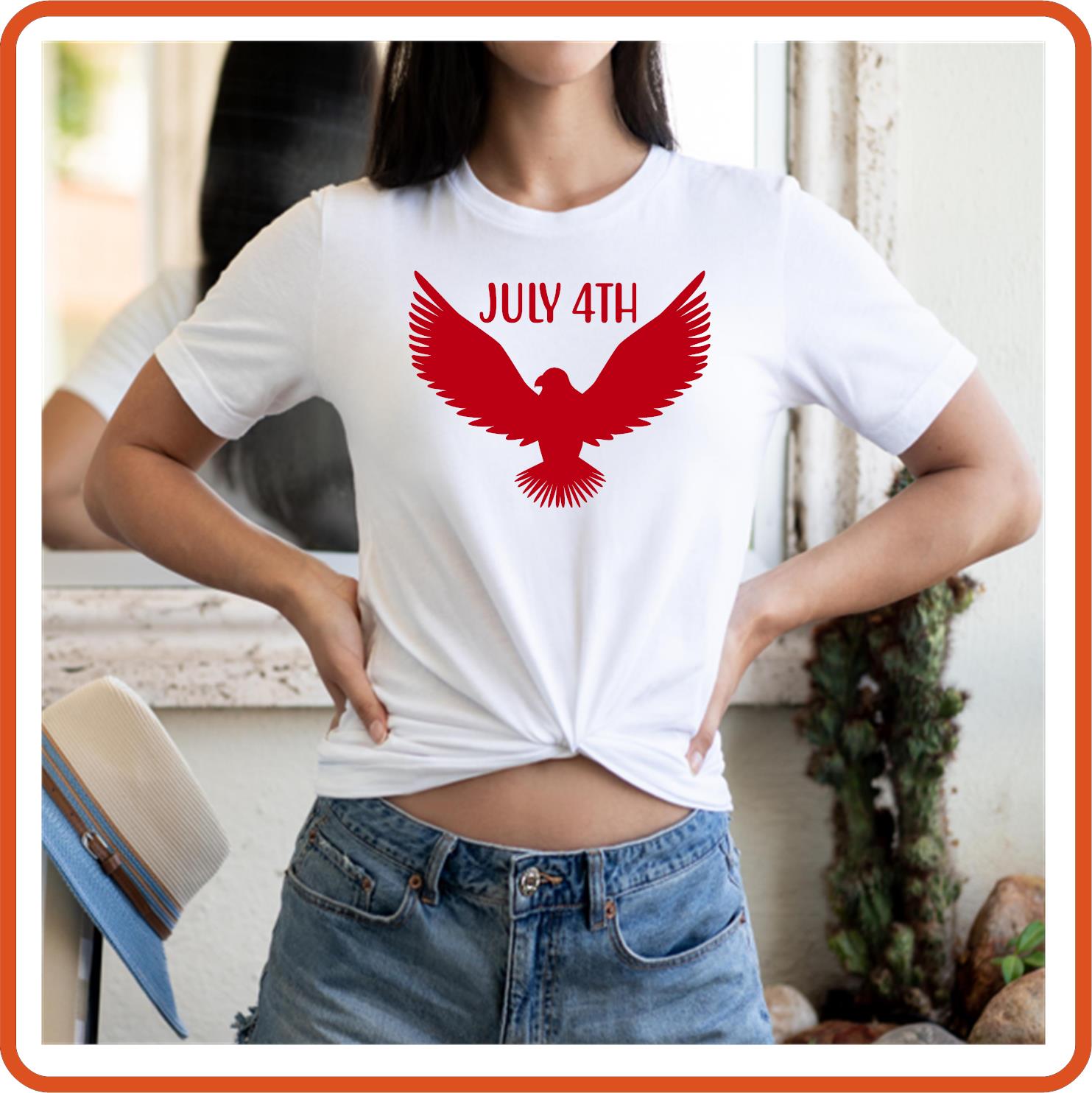 July 4th Flying Eagle | 4th of July Shirts by SEC Apparel - secapparelonline