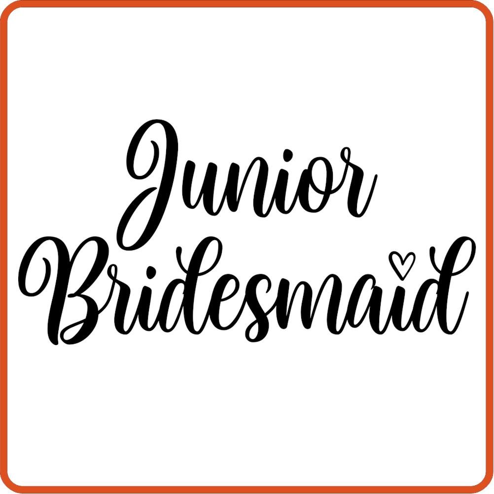 Junior Bridesmaid | Bachelorette Iron On Decal by SEC Apparel - secapparelonline