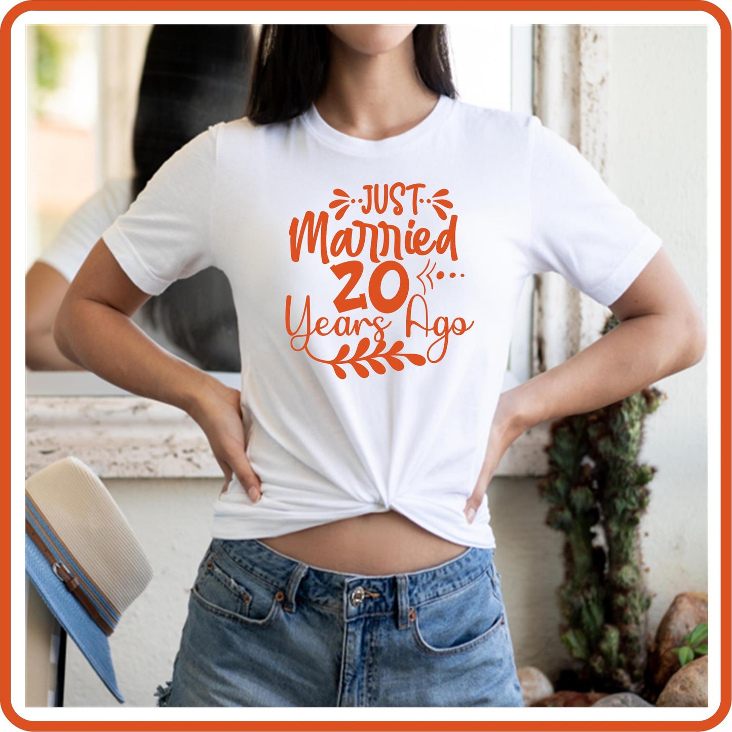 Just Married Customized with years Graphic T shirt | Anniversary Shirt by SEC Apparel - secapparelonline
