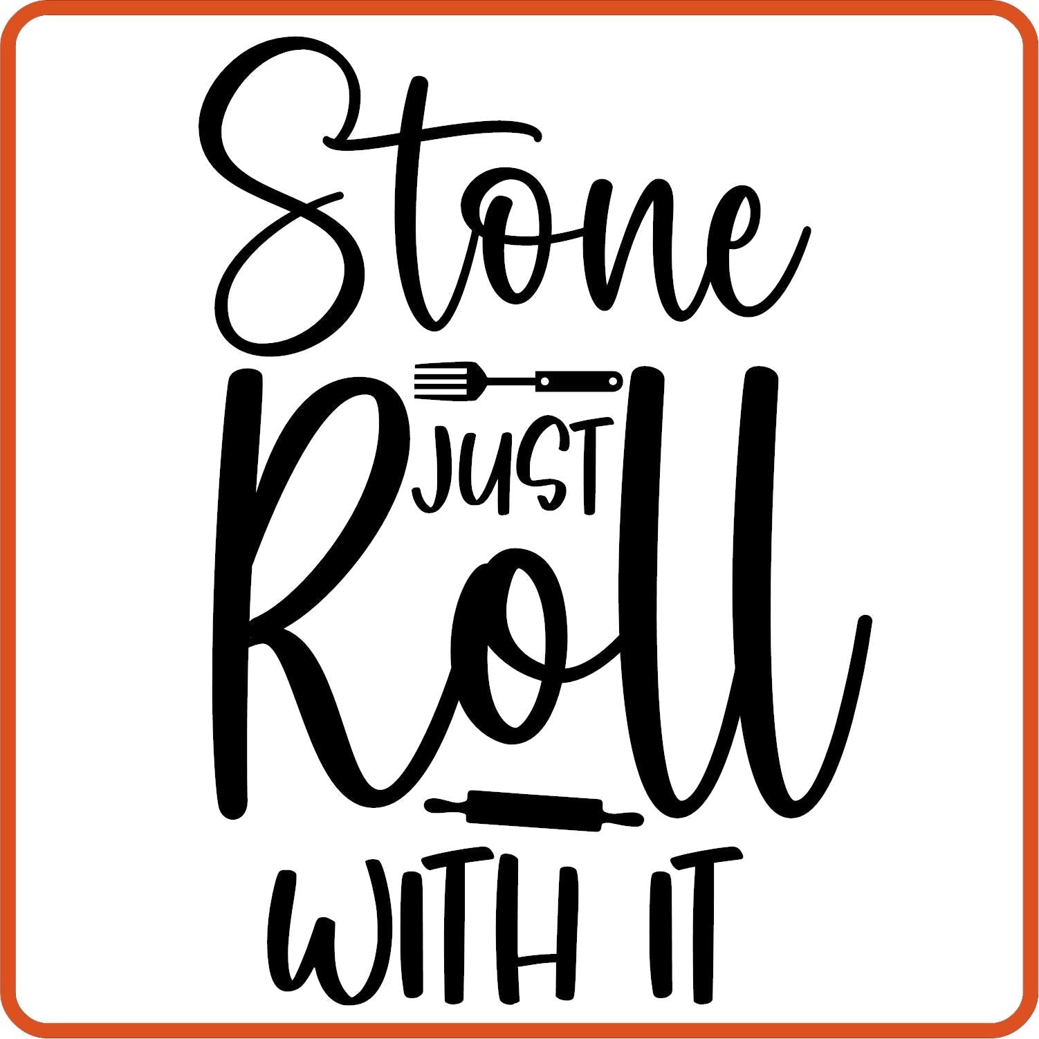 Just Roll with It | Apron Iron On Decals Patches by SEC Apparel - secapparelonline