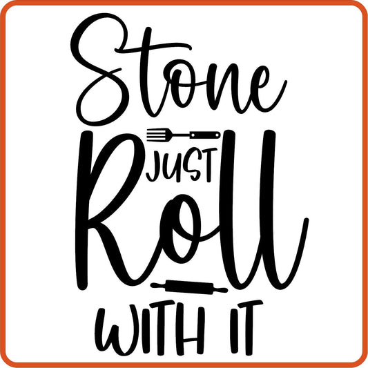 Just Roll with It | Apron Iron On Decals Patches by SEC Apparel - secapparelonline