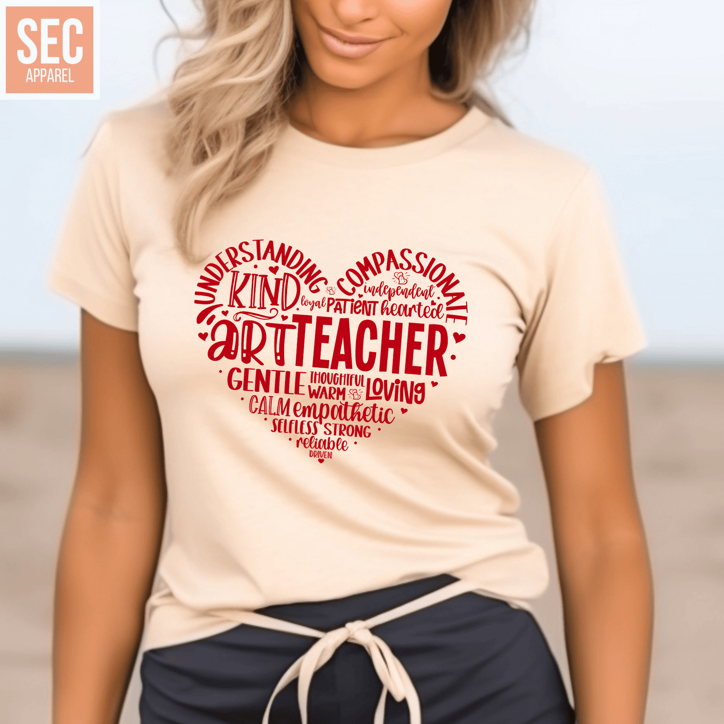 Kind Art Teacher | Graphic T Shirts| Unisex | SEC Apparel - secapparelonline