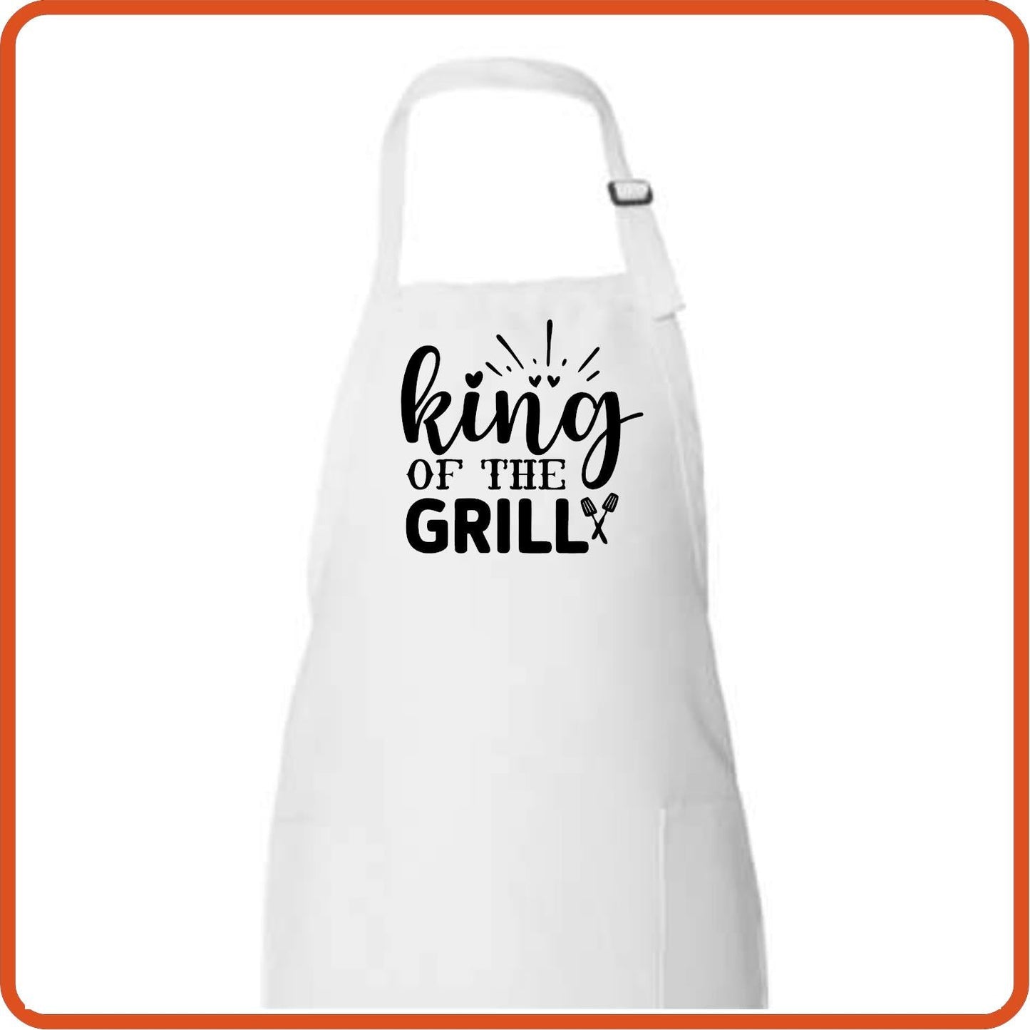 King of the Grill Full Length Apron by SEC Apparel - secapparelonline