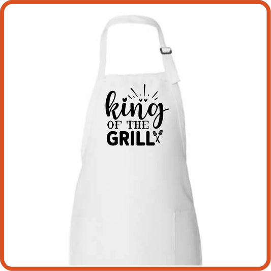 King of the Grill Full Length Apron by SEC Apparel - secapparelonline