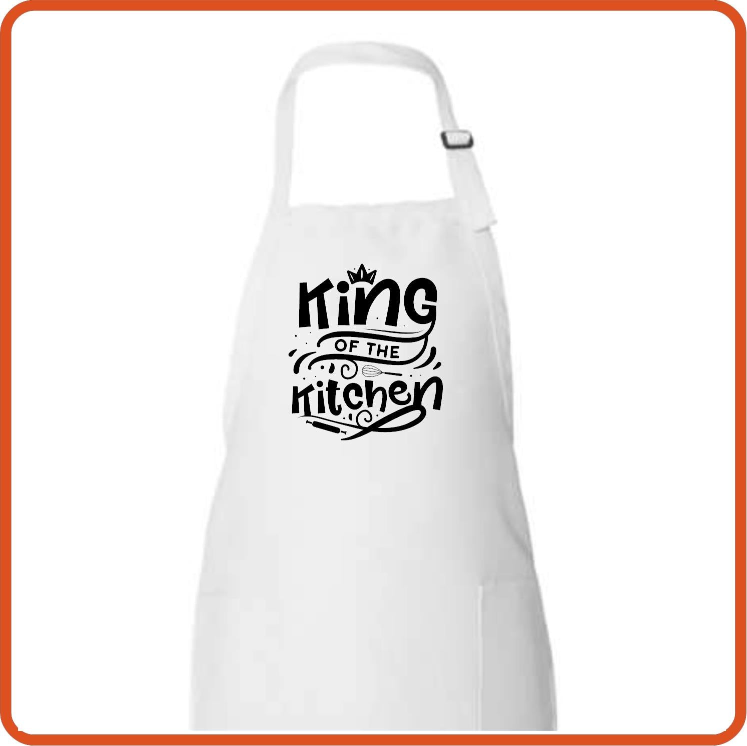 King of the Kitchen Full Length Apron by SEC Apparel - secapparelonline
