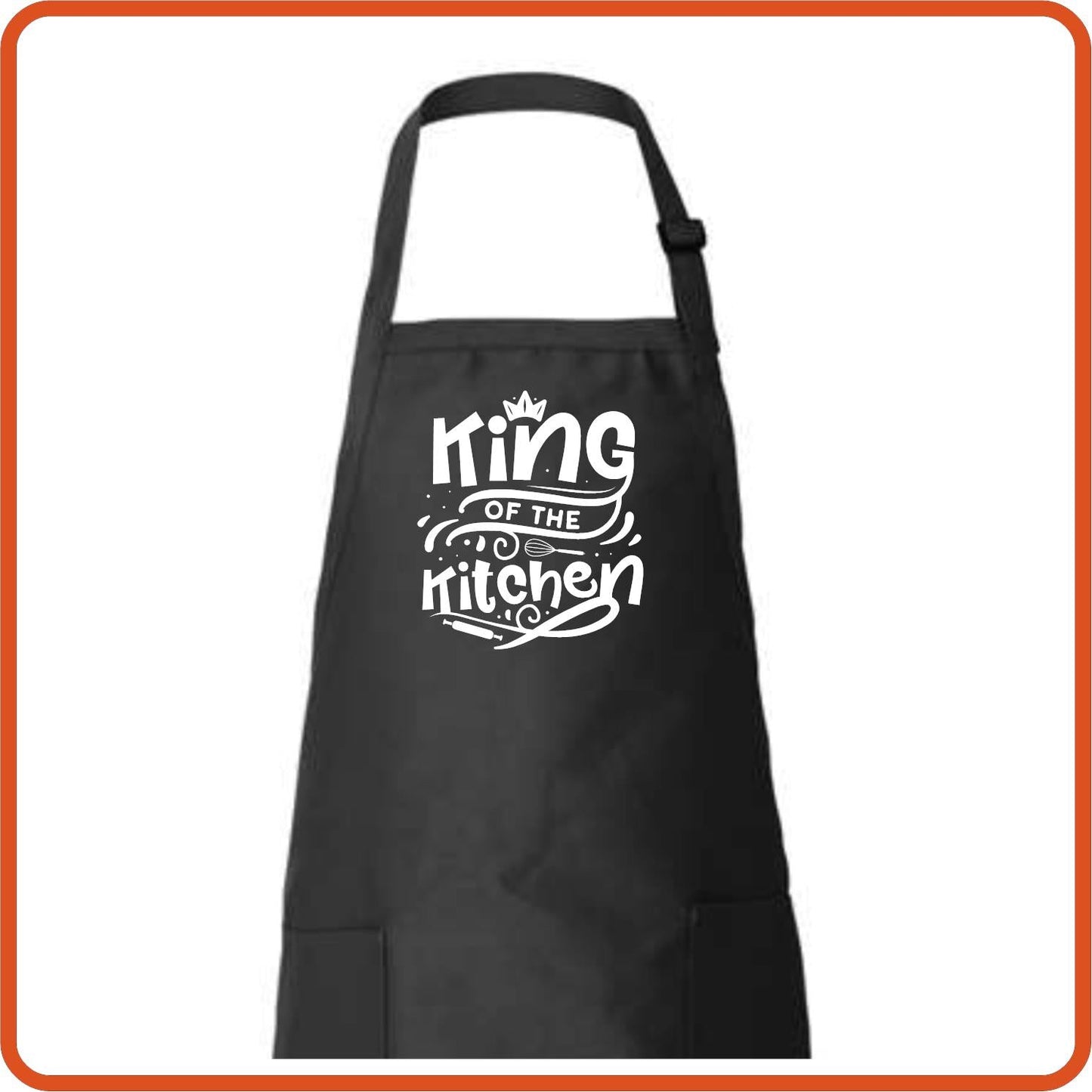 King of the Kitchen Full Length Apron by SEC Apparel - secapparelonline