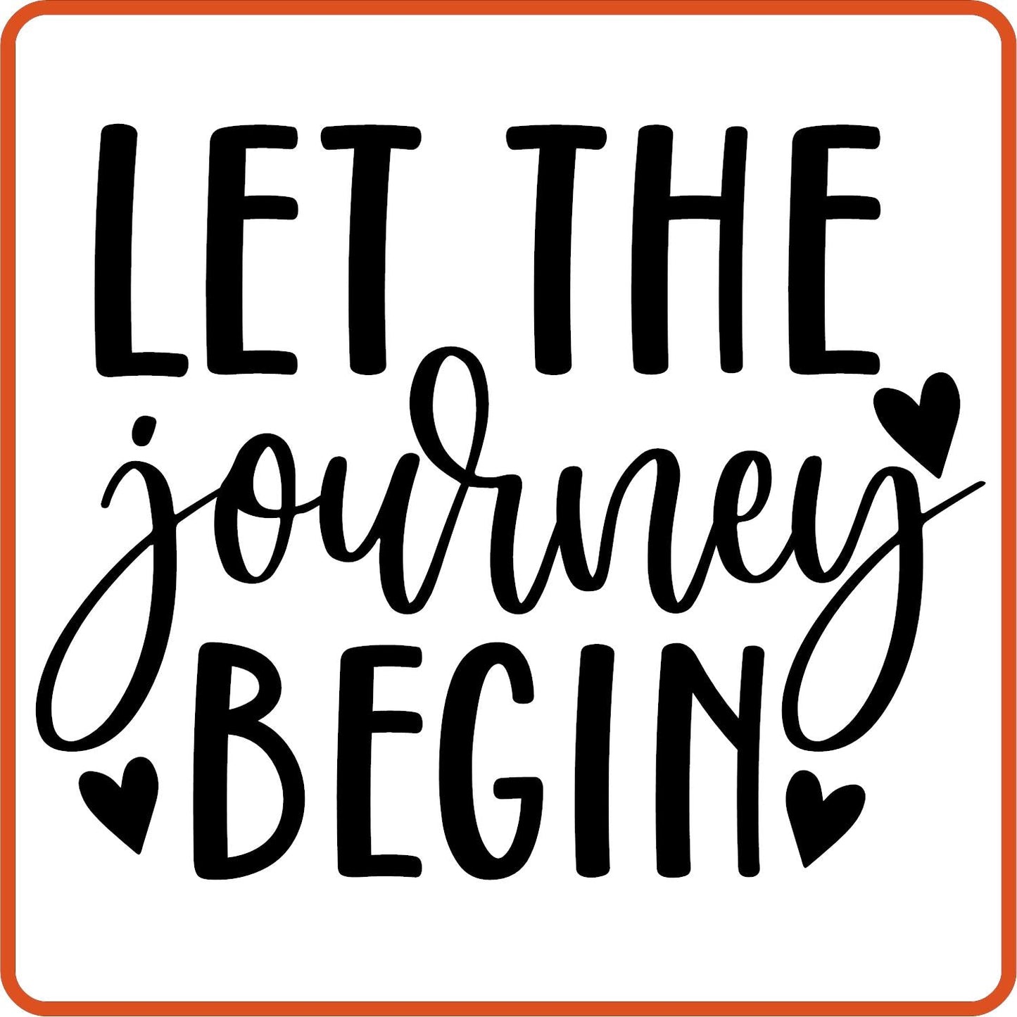 Let the Journey Begin | Retirement Iron On Decals Patches by SEC Apparel - secapparelonline
