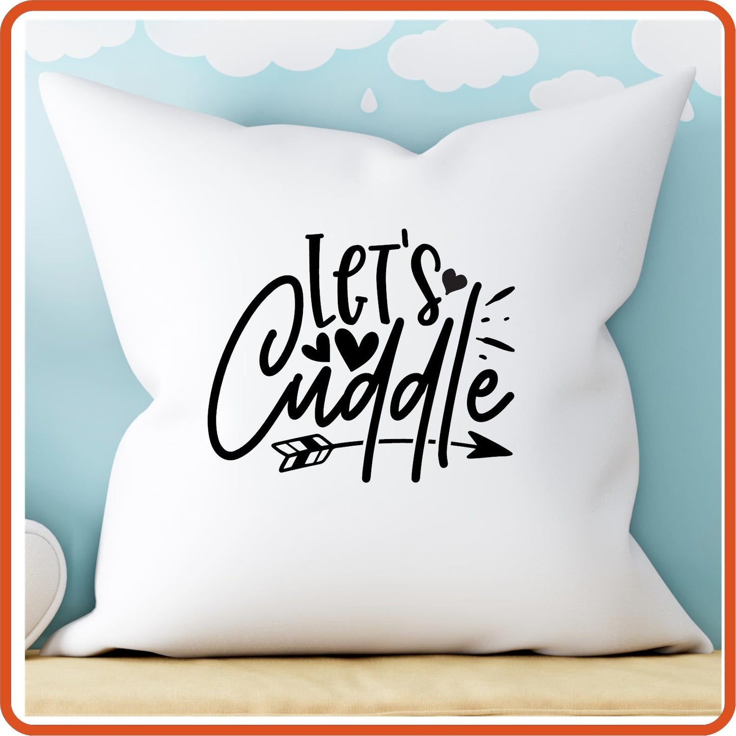 Let's Cuddle | Throw Pillow Covers Only by SEC Apparel - secapparelonline