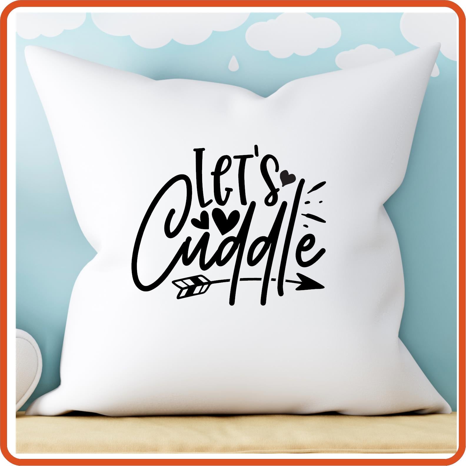 Let's Cuddle | Throw Pillow Covers Only by SEC Apparel - secapparelonline