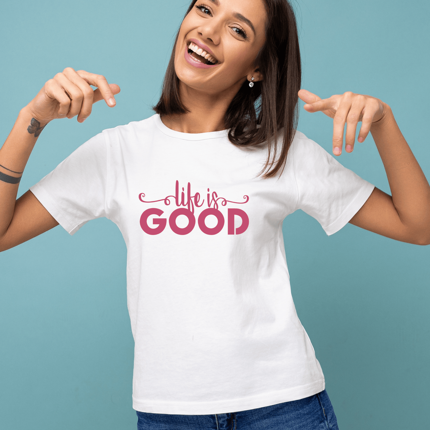 Life is Good Shirt | Crew neck | V Neck| Sweatshirt | Hoodie - secapparelonline