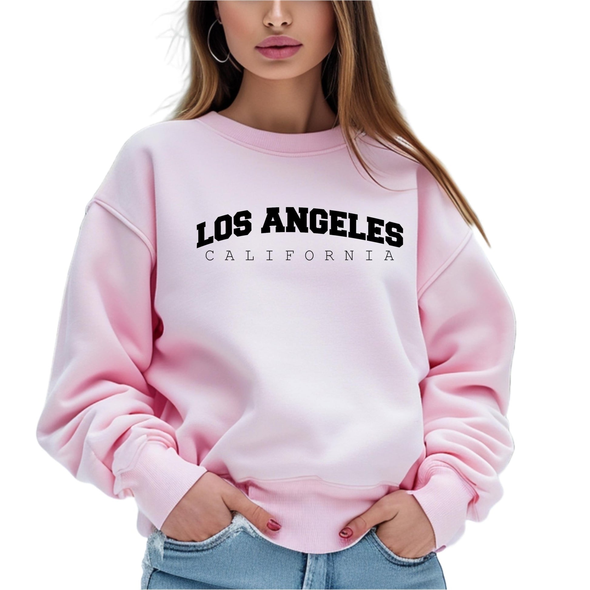 Los Angeles Sweatshirt | Women's Fleece | SEC Apparel - secapparelonline