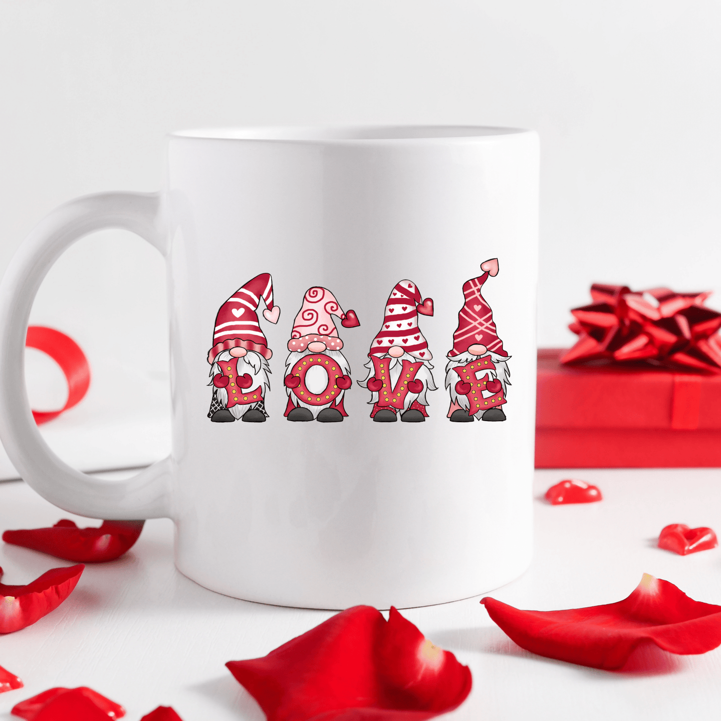 Love Gnome | Valentines Mugs - 11oz Coffee Mug | Gifts | SEC Apparel - secapparelonline