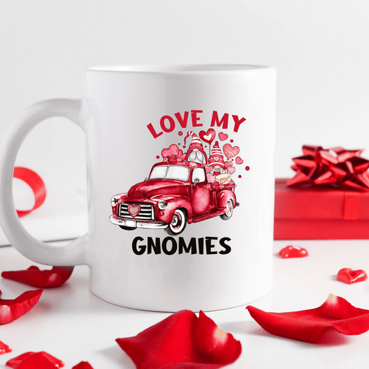 Love My Gnomies | Valentines Mugs - 11oz Coffee Mug | Gifts | SEC Apparel - secapparelonline