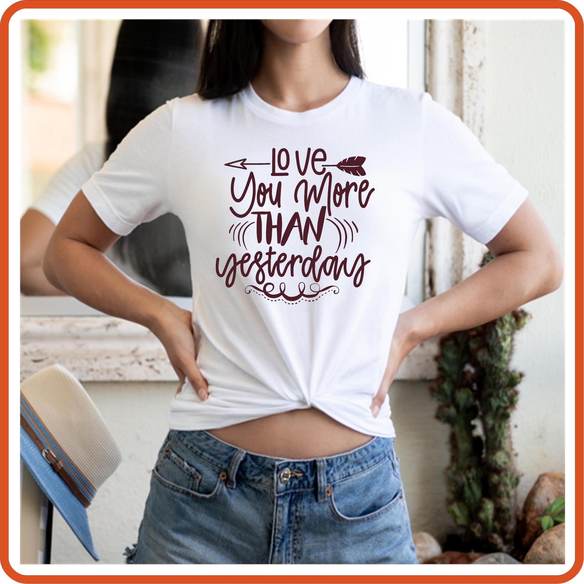 Love You More than Yesterday Graphic T shirt | Anniversary Shirt by SEC Apparel - secapparelonline