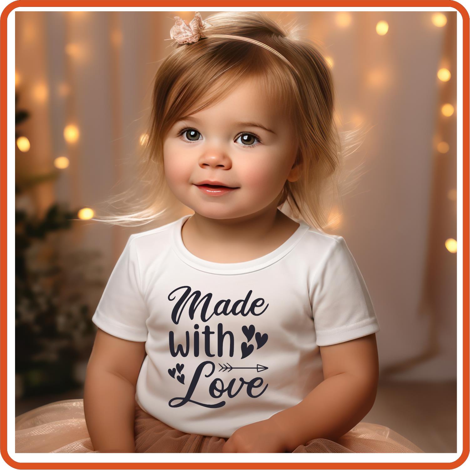 Made with Love | New Baby Shirt Bodysuit Onesies by SEC Apparel - secapparelonline