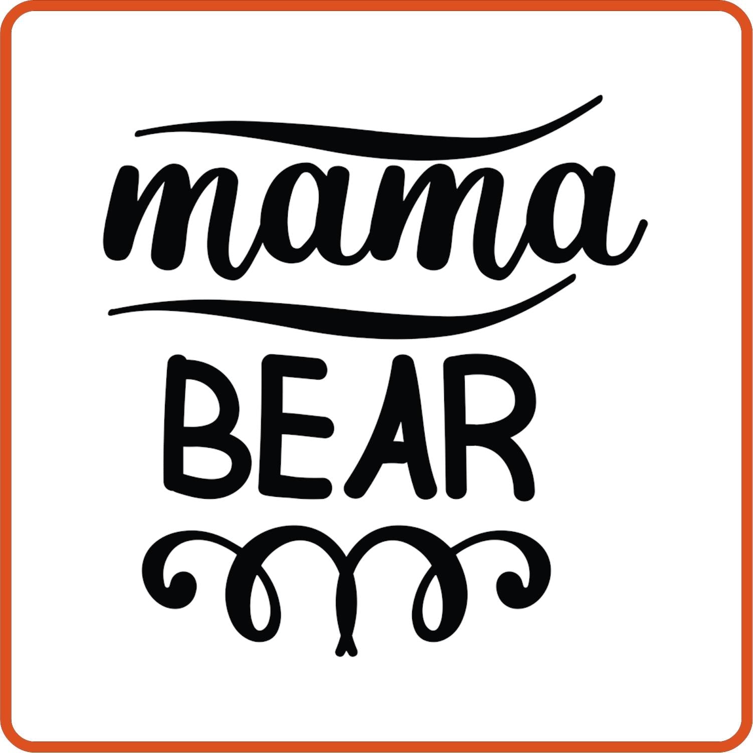 Mama Bear | Family Iron On Decals Patches by SEC Apparel - secapparelonline