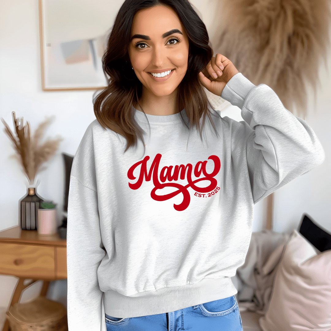 Mama Glitter Sweatshirt – Celebrate Motherhood in Sparkling Style - secapparelonline