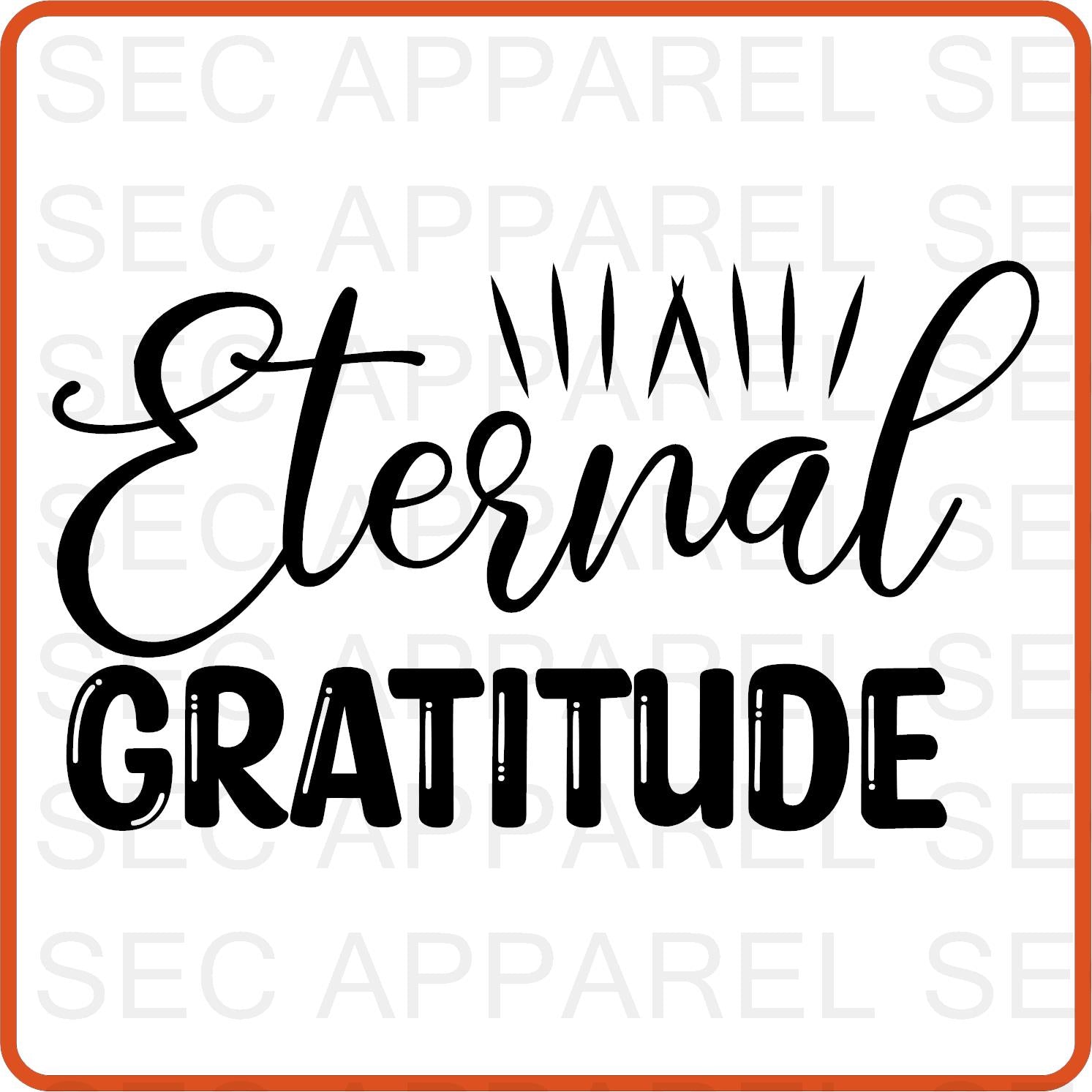 Memorial Day Iron On Decals Patches transfers vinyl for shirts, clothing | Eternal Gratitude - secapparelonline