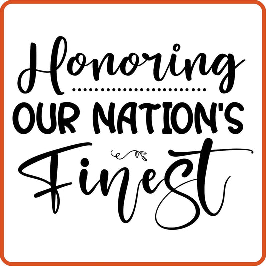 Memorial Day Iron On Decals Patches transfers vinyl for shirts, clothing | Honoring Our Nations Finest - secapparelonline