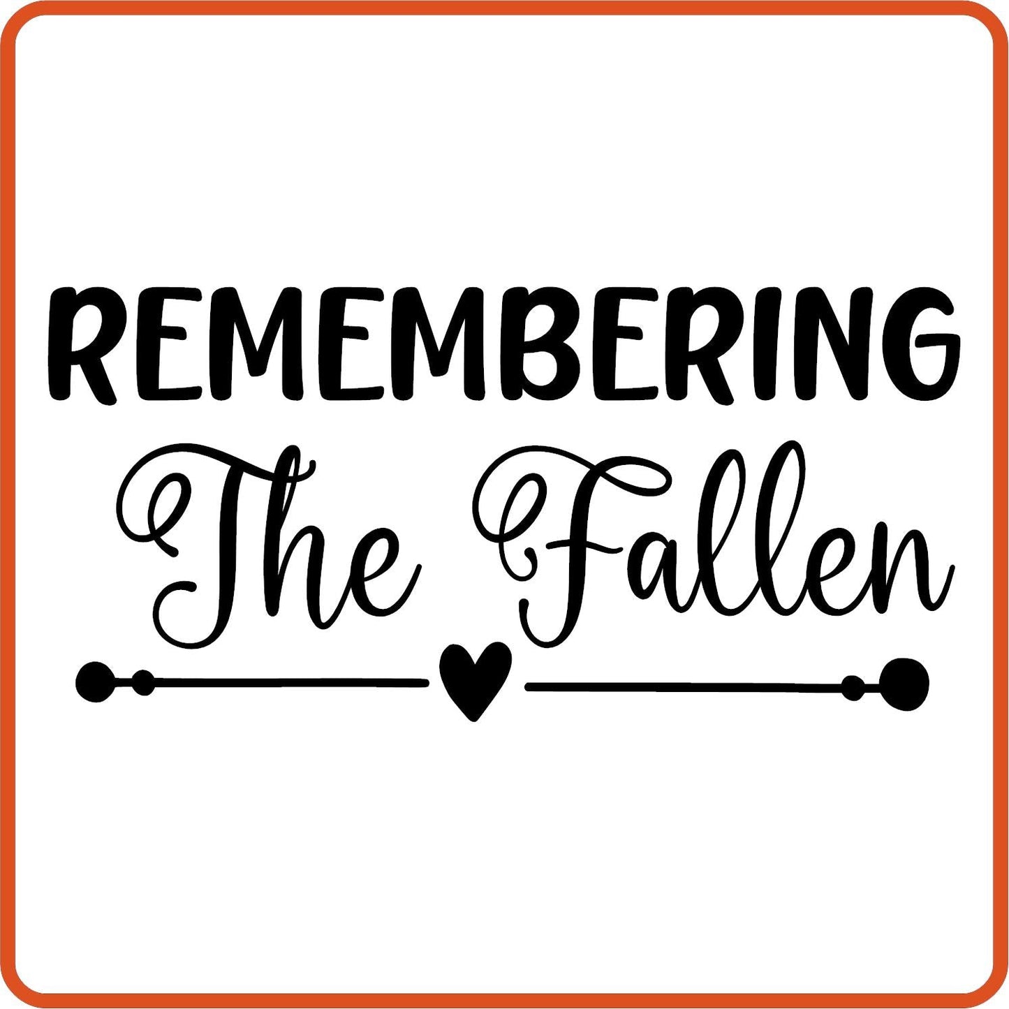Memorial Day Iron On Decals Patches transfers vinyl for shirts, clothing | Remembering the fallen - secapparelonline