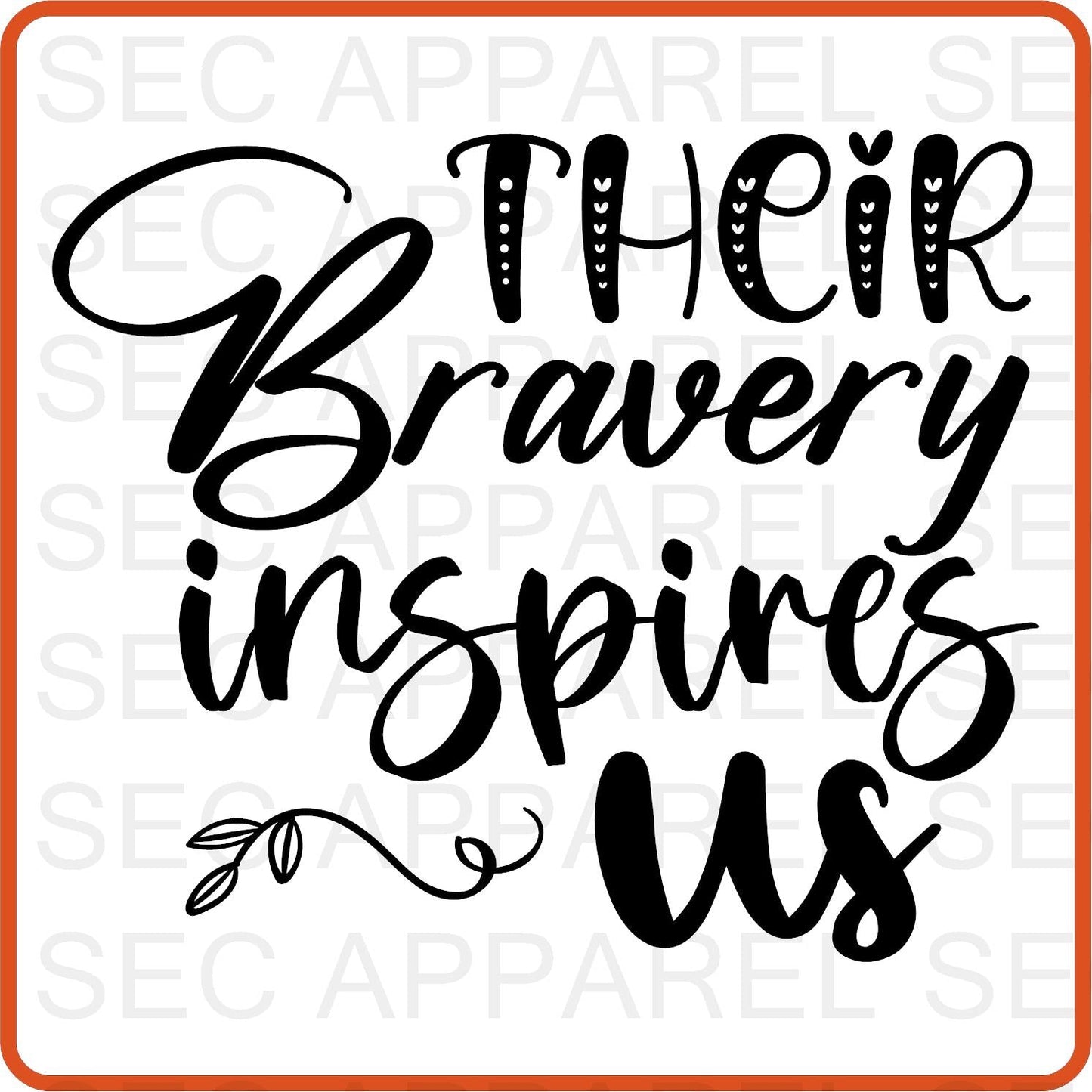 Memorial Day Iron On Decals Patches transfers vinyl for shirts, clothing | Their Bravery Inspires Us - secapparelonline
