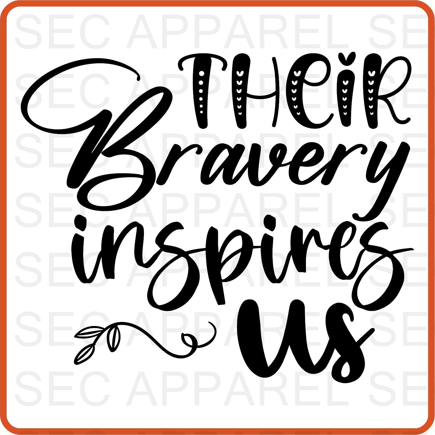 Memorial Day Iron On Decals Patches transfers vinyl for shirts, clothing | Their Bravery Inspires Us - secapparelonline