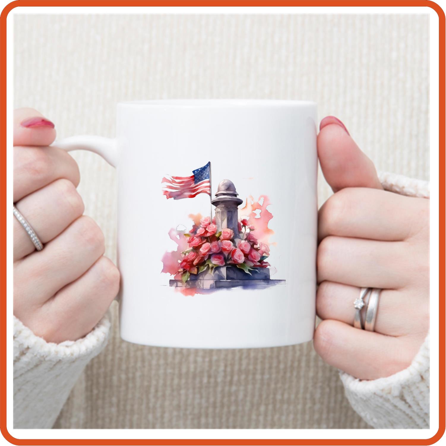 Memorial Day Mugs - 11oz Coffee Mug for service personnel. v.3 - secapparelonline