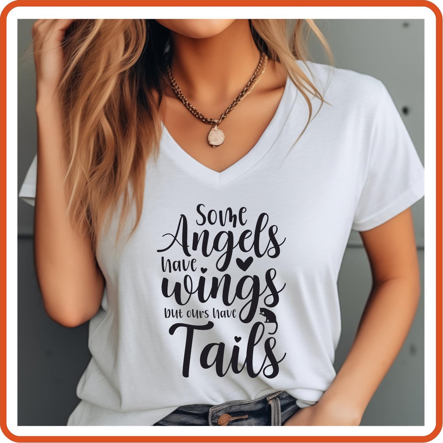 Some Angels Have Wings But Ours Have Tails |Memorial Sympathy Shirts T-Shirts by SEC Apparel