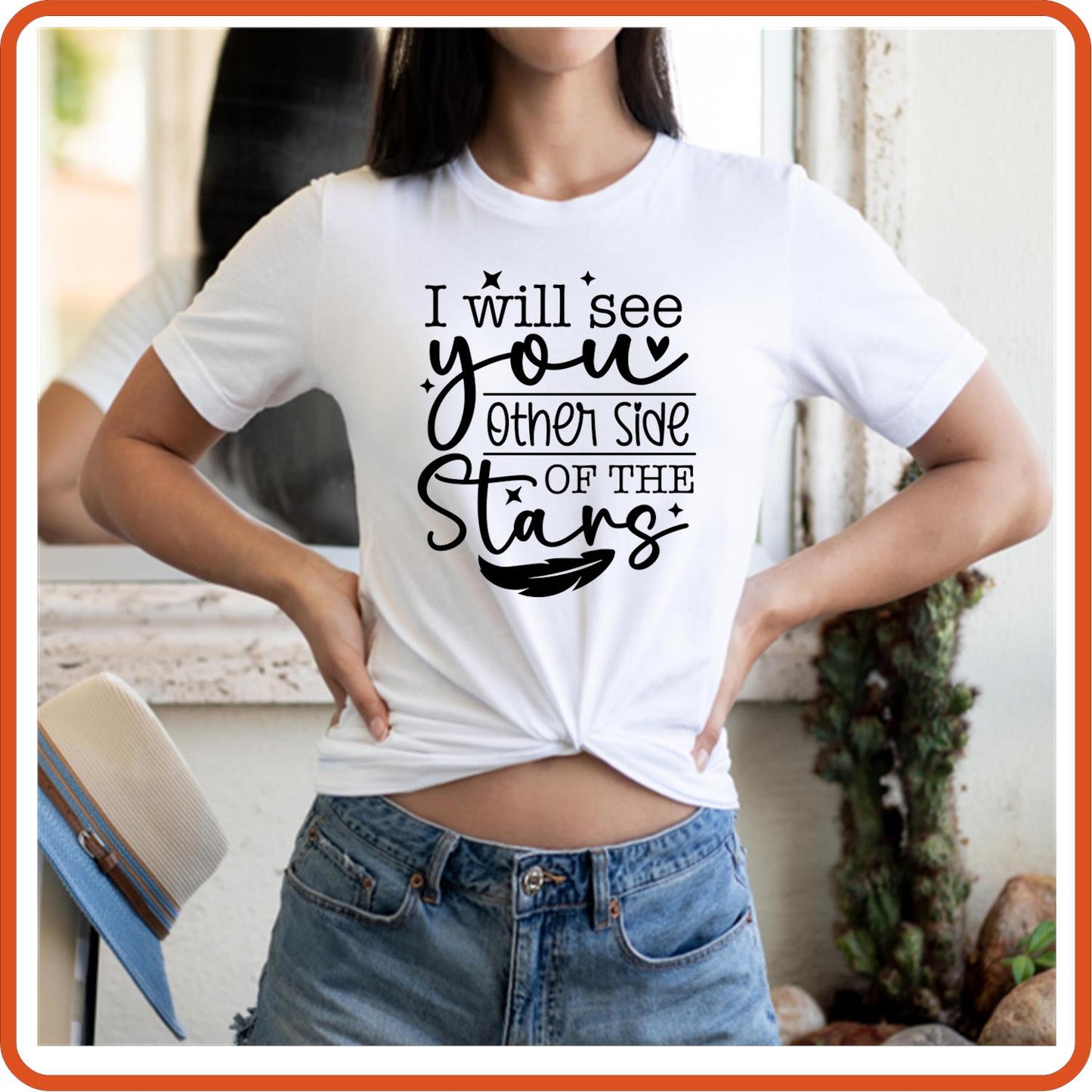 I Will See You Other Side of the Stars |Memorial Sympathy Shirts T-Shirts by SEC Apparel