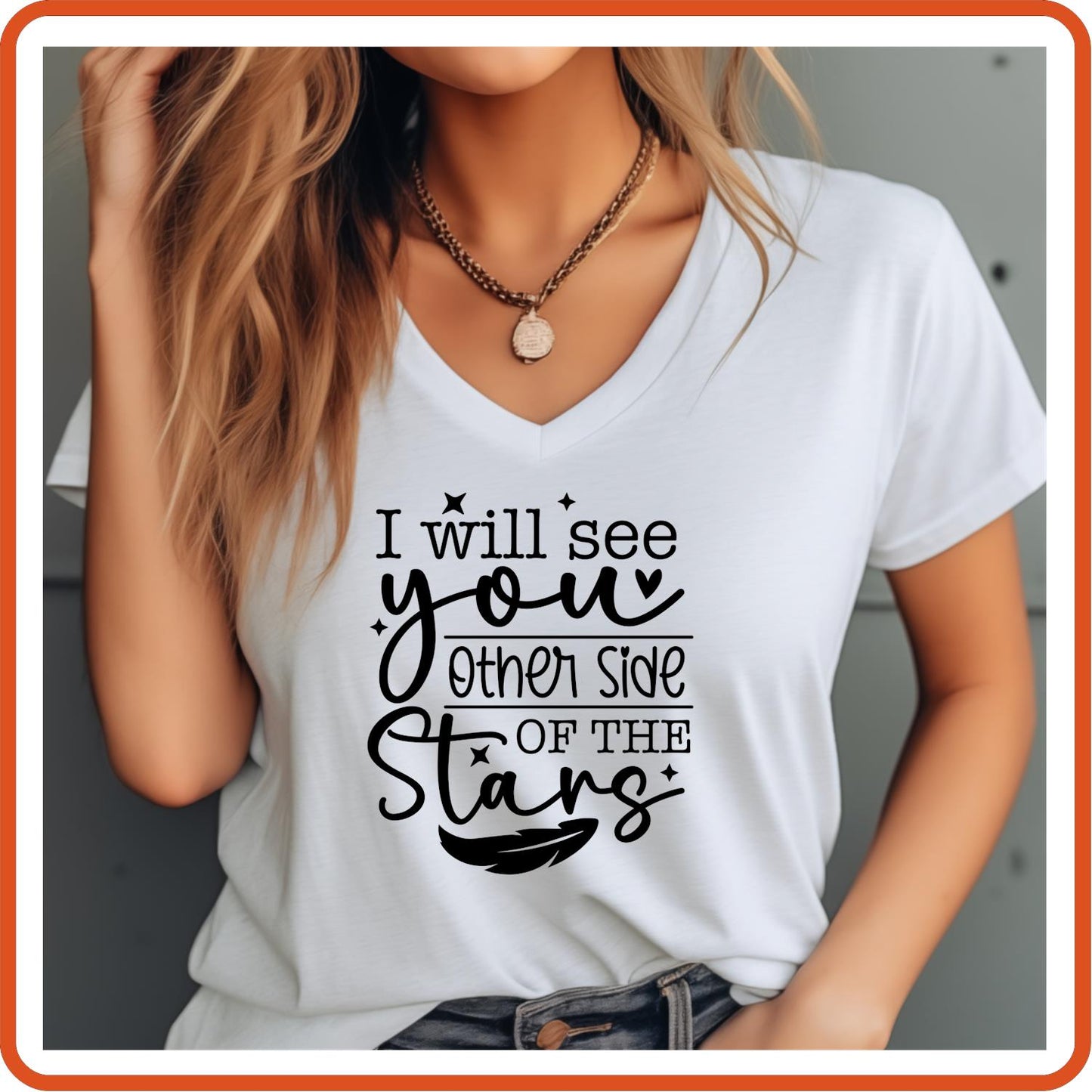 I Will See You Other Side of the Stars |Memorial Sympathy Shirts T-Shirts by SEC Apparel