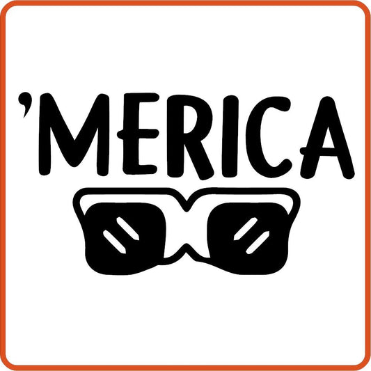 'Merica | 4th of July Iron On Decals by SEC Apparel - secapparelonline