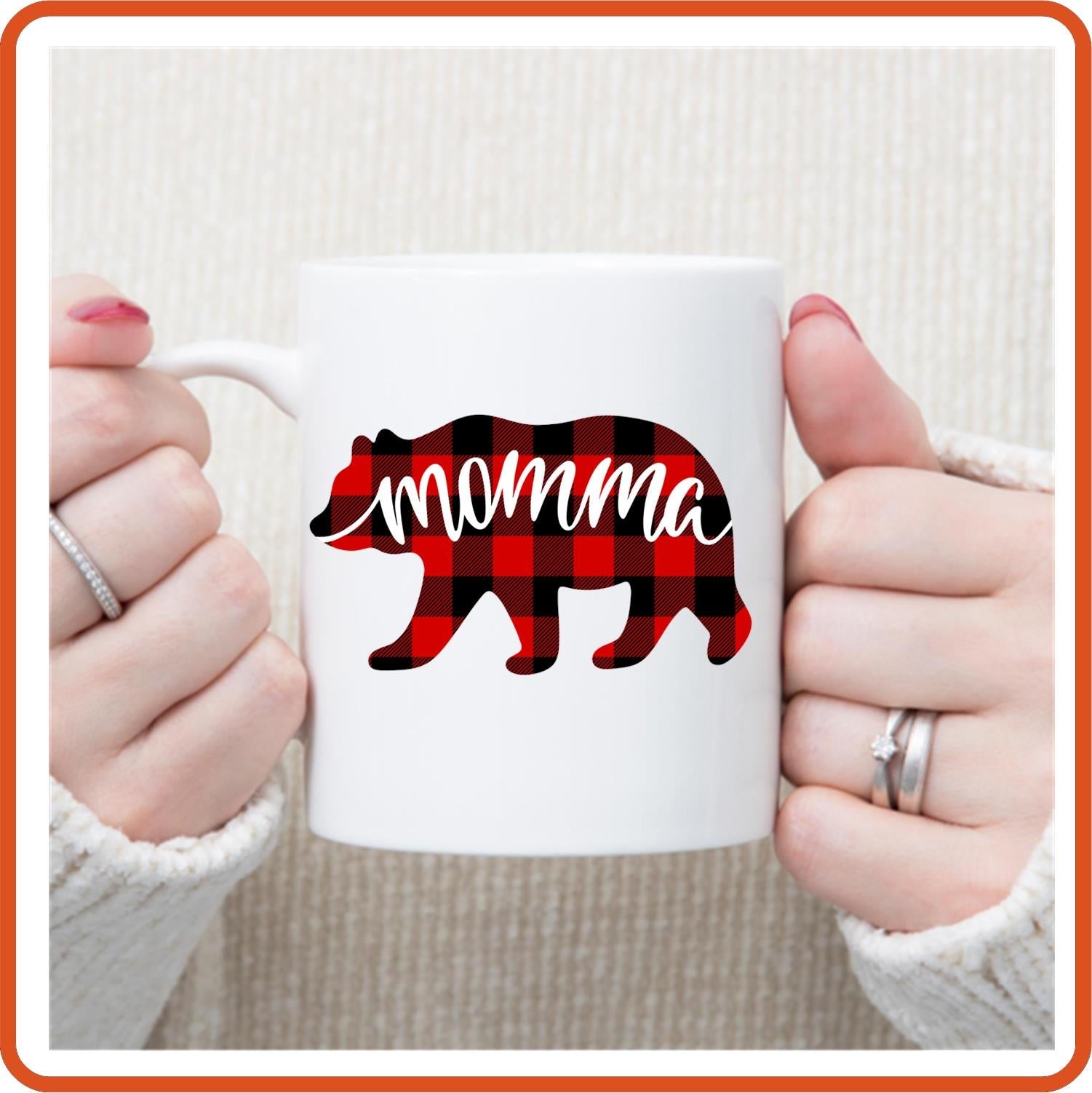 Momma | Bear | Family Mugs - 11oz Coffee Mug by SEC Apparel - secapparelonline