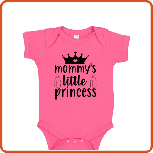 Mommy's Little Princess | New Baby Shirt Bodysuit Onesies by SEC Apparel - secapparelonline