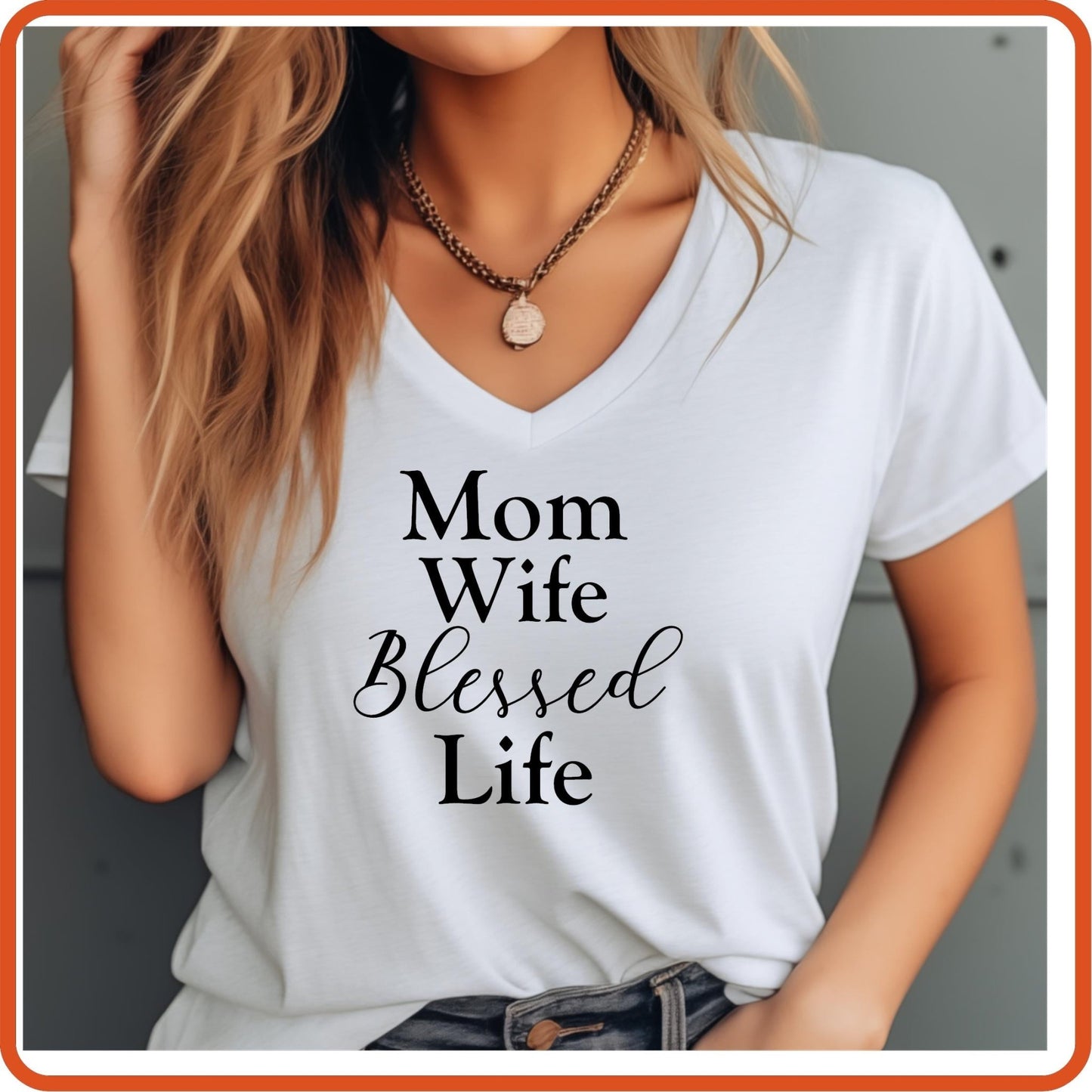 Mother's Day Graphic T Shirts| Unisex | SEC Apparel | Mom Wife Blessed - secapparelonline