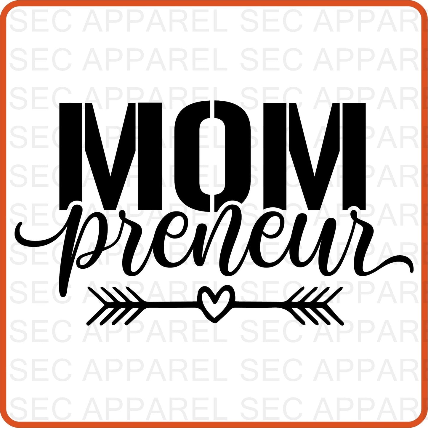 Mother's Day Iron On Decals Patches transfers vinyl for shirts, clothing | SEC Apparel | Mompreneur - secapparelonline