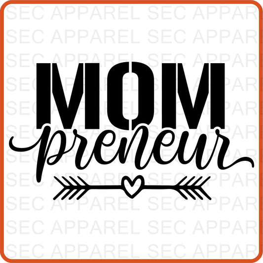 Mother's Day Iron On Decals Patches transfers vinyl for shirts, clothing | SEC Apparel | Mompreneur - secapparelonline