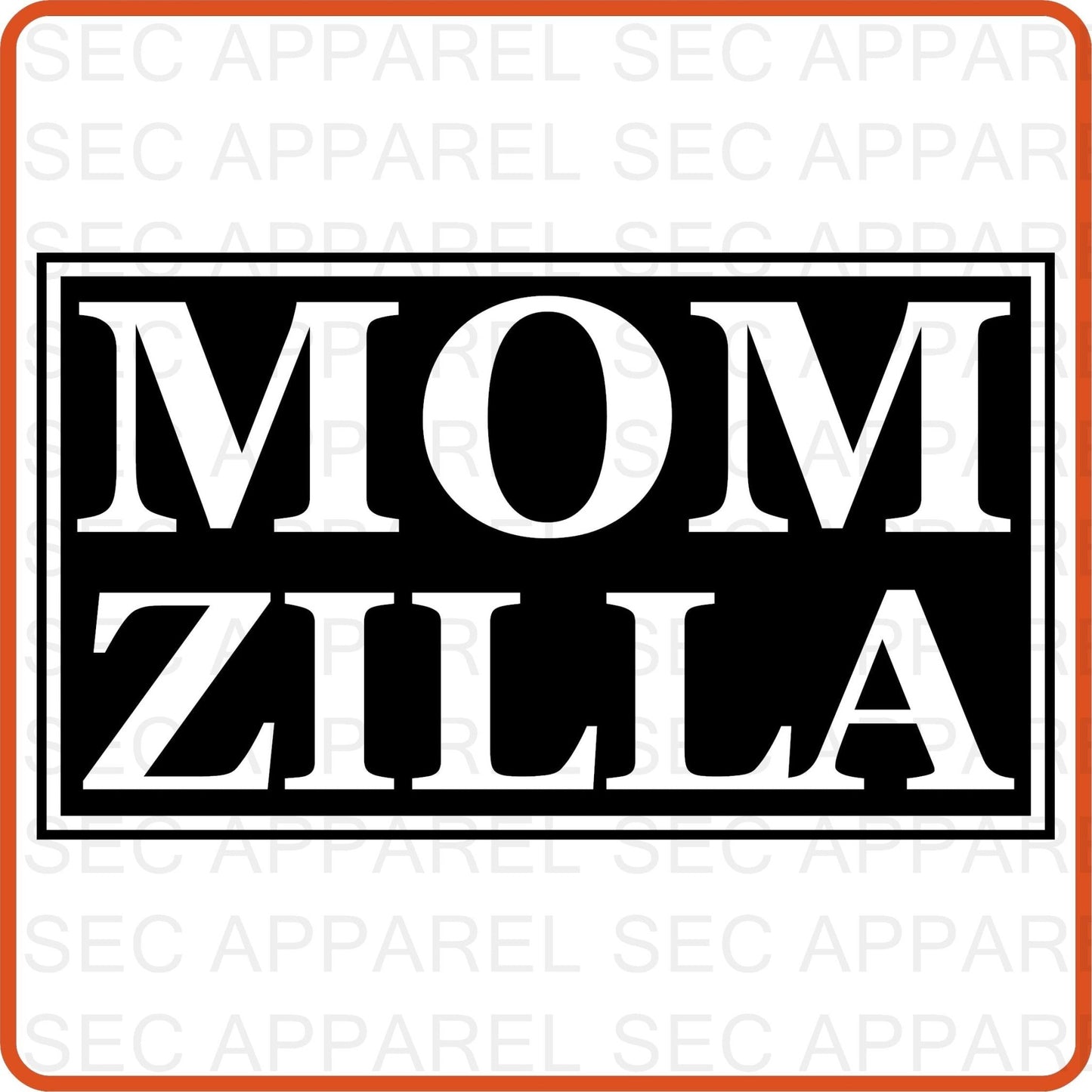 Mother's Day Iron On Decals Patches transfers vinyl for shirts, clothing | SEC Apparel | Momzilla - secapparelonline