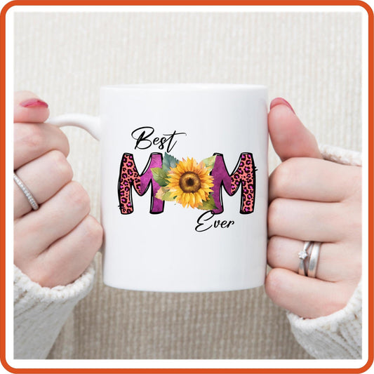 Mother's Day Mugs - 11oz Coffee Mug | Gift | SEC Apparel | Best Mom Ever - secapparelonline