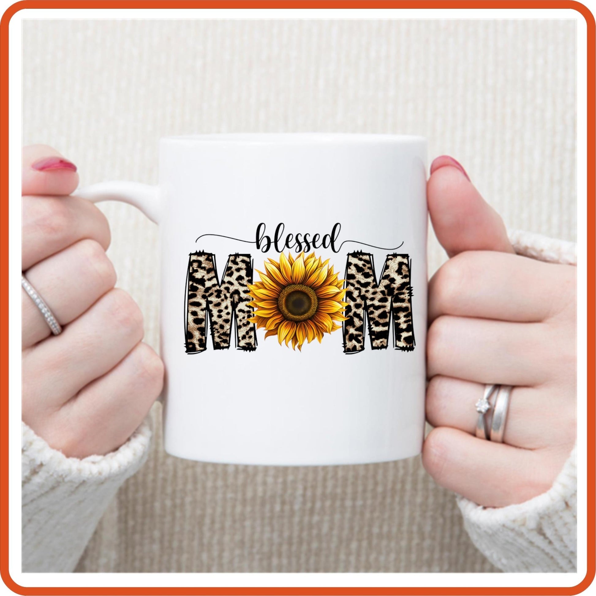 Mother's Day Mugs - 11oz Coffee Mug | Gift | SEC Apparel | Blessed Mom - secapparelonline